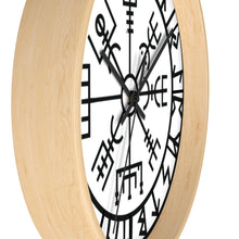 Load image into Gallery viewer, Viking Vegvisir Wayfinder Compass Wall clock
