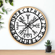 Load image into Gallery viewer, Viking Vegvisir Wayfinder Compass Wall clock