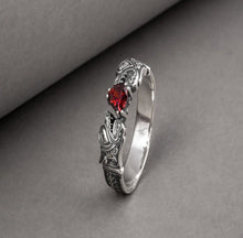 Load image into Gallery viewer, Fenrir Wolf Viking Ring | Handcrafted Sterling Silver