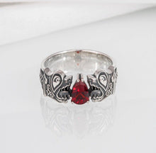 Load image into Gallery viewer, Fenrir Wolf Viking Ring | Handcrafted Sterling Silver