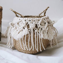 Load image into Gallery viewer, Hand Woven Natural Baskets Norse Decor