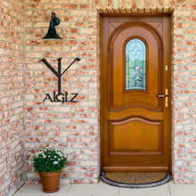 Load image into Gallery viewer, Viking Protection Symbol Metal Wall Sign