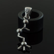 Load image into Gallery viewer, Acetylcholine Symbol Pendant Sterling Silver Handmade Jewelry