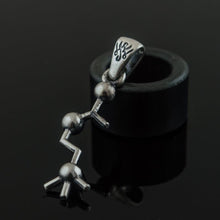 Load image into Gallery viewer, Acetylcholine Symbol Pendant Sterling Silver Handmade Jewelry
