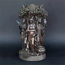 Load image into Gallery viewer, Celtic Triple Goddesses Statue