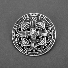 Load image into Gallery viewer, Vintage Round Viking Pin Brooches