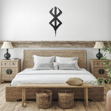 Load image into Gallery viewer, Viking Berserker Rune Metal Wall Sign