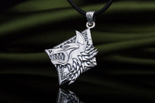 Load image into Gallery viewer, Handmade Viking Wolf Pendant | Sterling Silver, Gold, or Platinum
