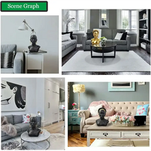 Load image into Gallery viewer, African Woman Bust Statues