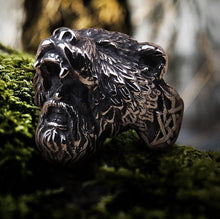 Load image into Gallery viewer, Berserker Bear Warrior Ring