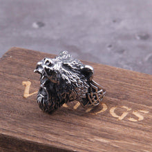 Load image into Gallery viewer, Berserker Bear Warrior Ring