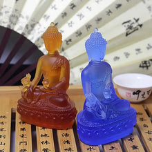 Load image into Gallery viewer, Blue Buddha Statue - Blue