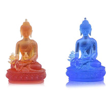 Load image into Gallery viewer, Blue Buddha Statue - Blue