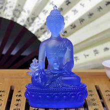 Load image into Gallery viewer, Blue Buddha Statue - Blue