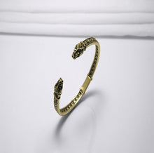 Load image into Gallery viewer, Bronze Viking Jormungandr Bracelet