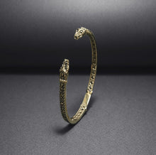 Load image into Gallery viewer, Bronze Viking Jormungandr Bracelet