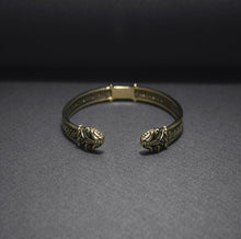 Load image into Gallery viewer, Bronze Viking Odins Ravens Bracelet