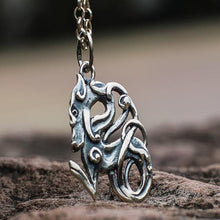 Load image into Gallery viewer, Celtic & Viking Wolf Pendant |Handcrafted Sterling Silver