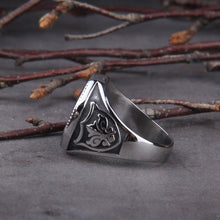 Load image into Gallery viewer, Cross Double Battle Axe Viking Ring