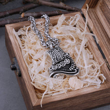 Load image into Gallery viewer, Dragon Boat Stainless Steel Viking Necklace
