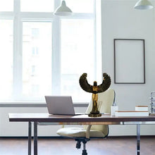 Load image into Gallery viewer, Egyptian goddess Isis Candleholder Statue - Black Golden /