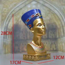 Load image into Gallery viewer, Egyptian Pharaoh Tutankhamun Bust Statue