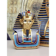 Load image into Gallery viewer, Egyptian Pharaoh Tutankhamun Bust Statue