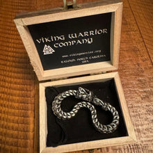 Load image into Gallery viewer, Fenrir Sun-Eater Wolf of Ragnarok Bracelet | Viking Steel Jewelry