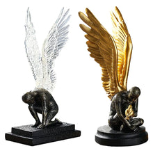 Load image into Gallery viewer, Gold Angel Statue