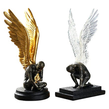 Load image into Gallery viewer, Gold Angel Statue