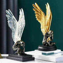 Load image into Gallery viewer, Gold Angel Statue