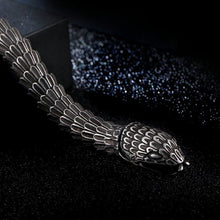 Load image into Gallery viewer, Jormungandr Segmented Viking Steel Necklace