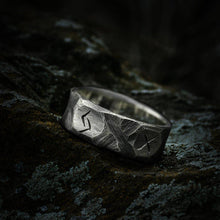 Load image into Gallery viewer, Norse Viking Ring - Rough Hewn Warrior Ring