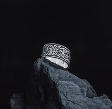 Load image into Gallery viewer, Ornament Style Ring Sterling Silver Handmade Ring