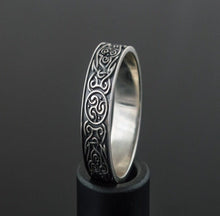 Load image into Gallery viewer, Ornament Style Ring Sterling Silver Handmade Ring