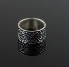 Load image into Gallery viewer, Ornament Style Ring Sterling Silver Handmade Ring