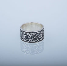 Load image into Gallery viewer, Ornament Style Ring Sterling Silver Handmade Ring