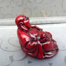 Load image into Gallery viewer, Red Laughing Buddha Statue - CHINA