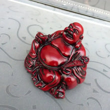 Load image into Gallery viewer, Red Laughing Buddha Statue - CHINA