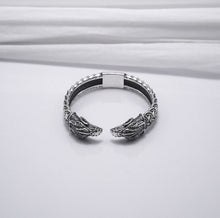 Load image into Gallery viewer, Silver Viking Odins Ravens Bracelet