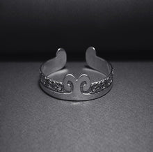 Load image into Gallery viewer, Silver Viking Troll Cross Bracelet