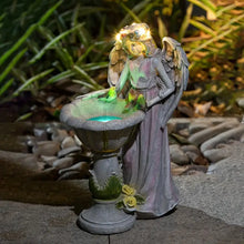 Load image into Gallery viewer, Solar Garden Angel Statue - Angel