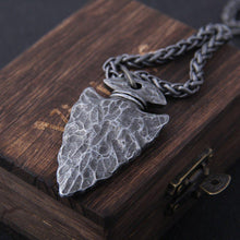 Load image into Gallery viewer, The Helm of Awe Viking Necklace