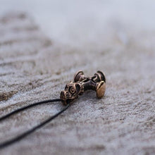 Load image into Gallery viewer, Bronze Thor's Hammer Pendant | Mjolnir, Olaf Cross or Wolf Cross Combo