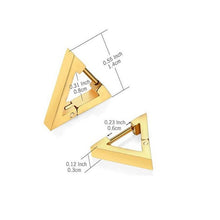 Load image into Gallery viewer, Triangle Stud Pierced Earring