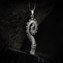 Load image into Gallery viewer, Unique 925 silver Pendant The bow of Drakkar, handcrafted Norse jewelry