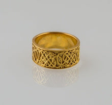 Load image into Gallery viewer, Viking Urnes Ring in 14K/18K Gold | Handcrafted Historical Jewelry