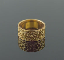 Load image into Gallery viewer, Viking Urnes Ring in 14K/18K Gold | Handcrafted Historical Jewelry