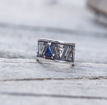 Load image into Gallery viewer, Sterling Silver Valknut Ring | Norse Viking Jewelry