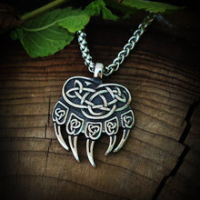 Load image into Gallery viewer, Viking Bear Claw Necklace